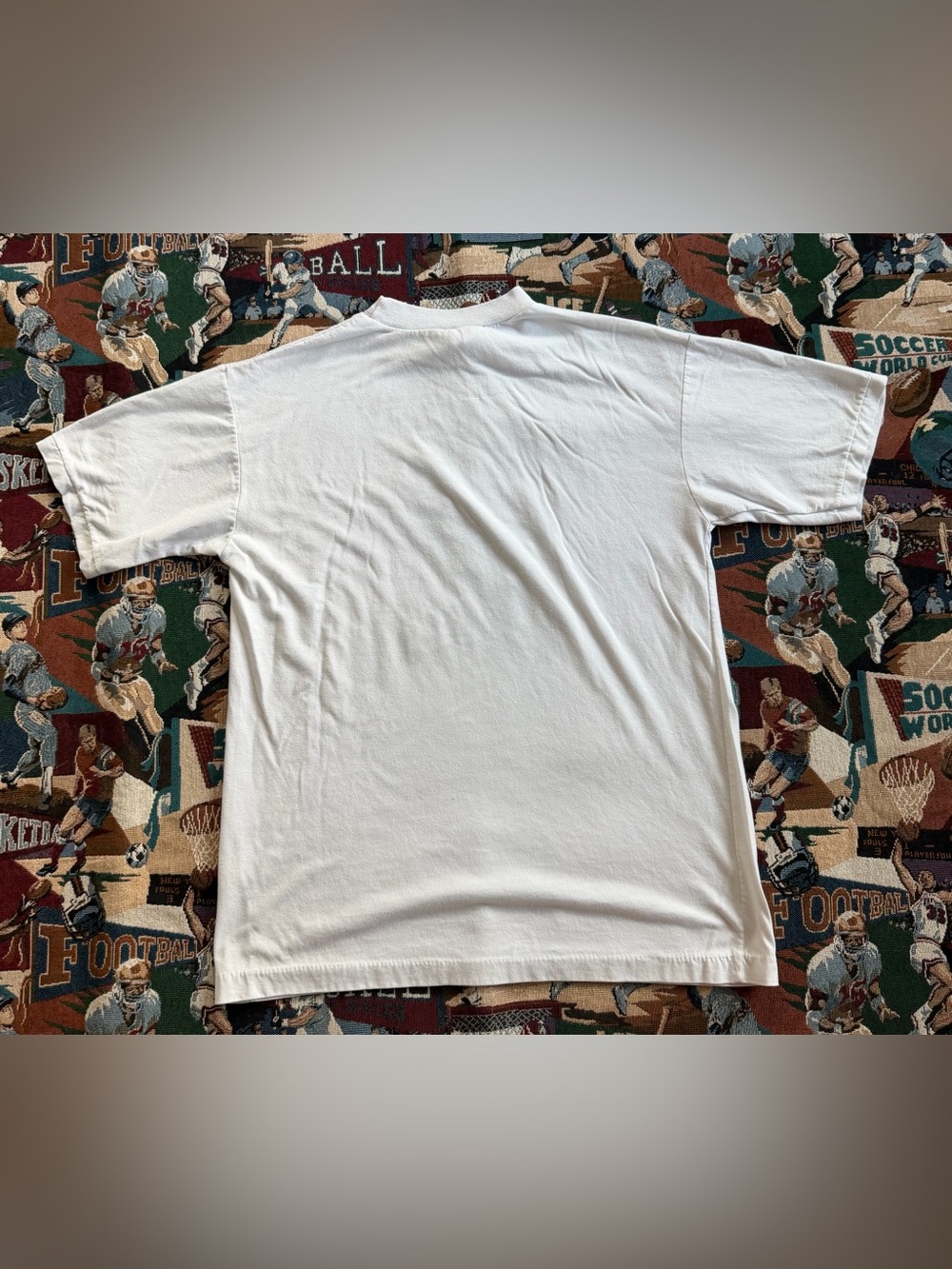 Vintage 90s Women’s Sun Sport Cozumel Mexico Floral Bird White Graphic Tee - Picture 3 of 3